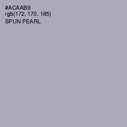 #ACAAB9 - Spun Pearl Color Image